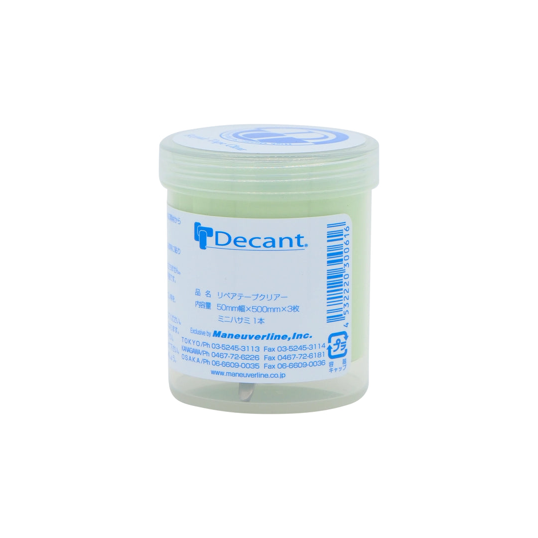 リペアテープ クリアー | Decant マニューバーラインオンラインストア