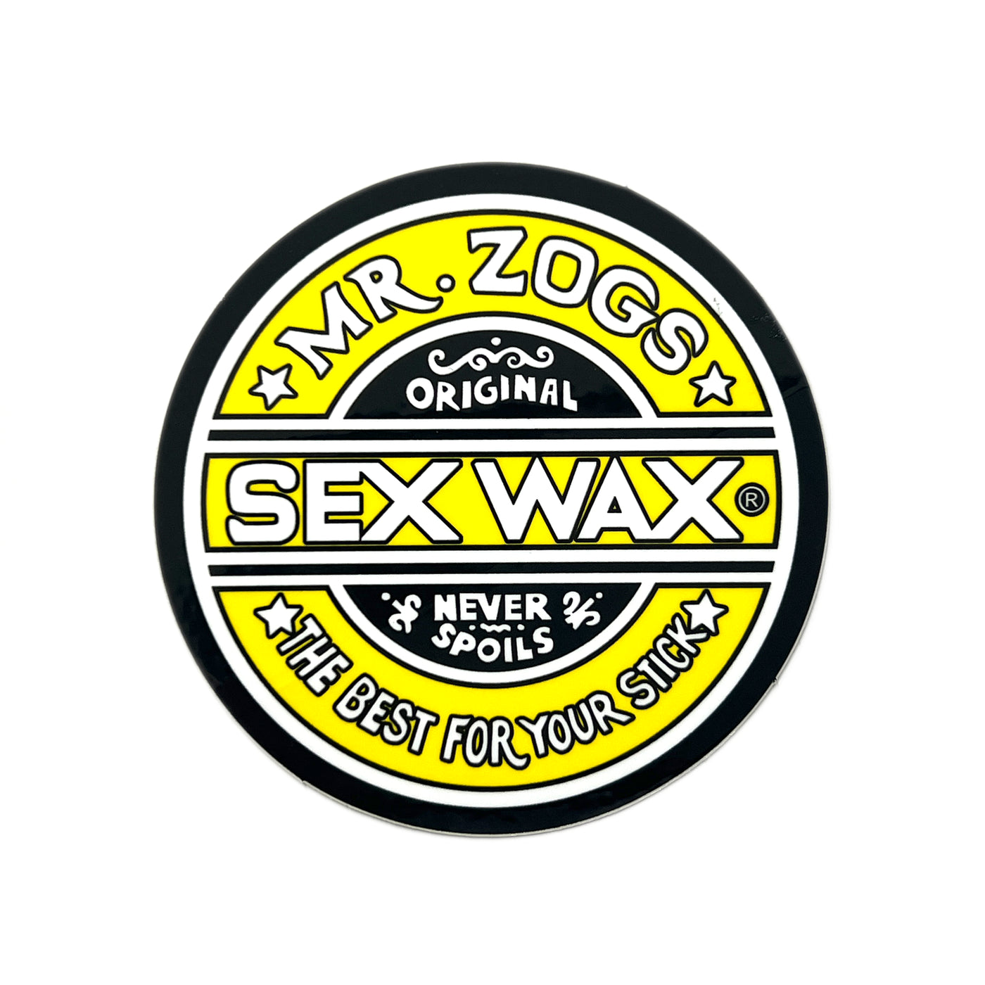 SEXWAX STICKERS CIRCLE 7.5cm